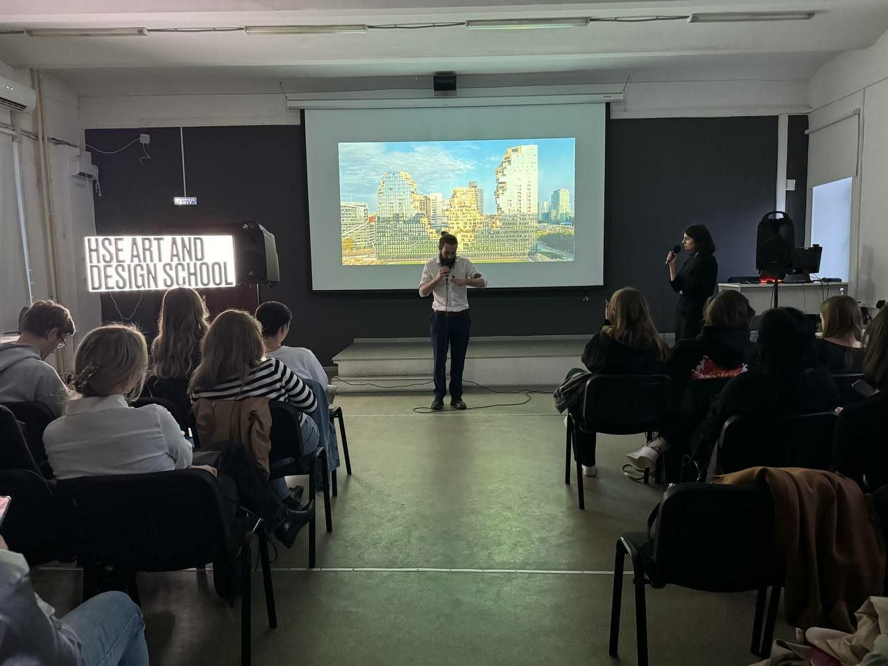 Lecture at HSE Art and Design School