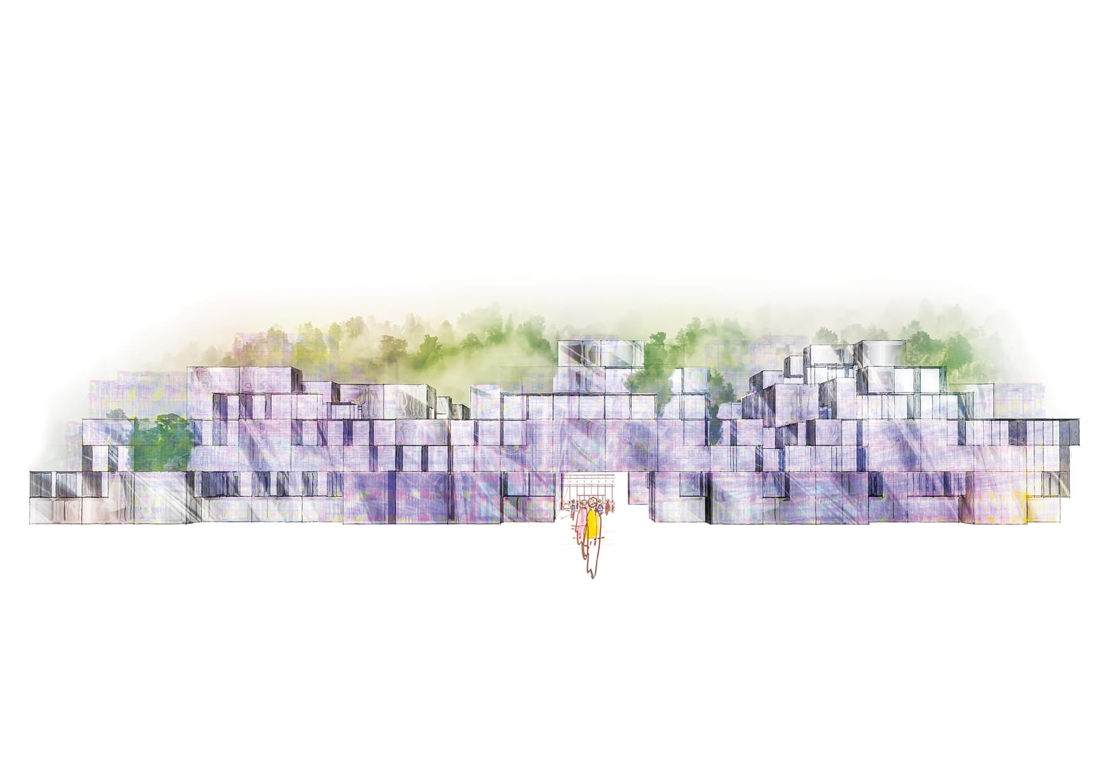 Район как ковёр алюминиевых комнат: город как единая тесселяция